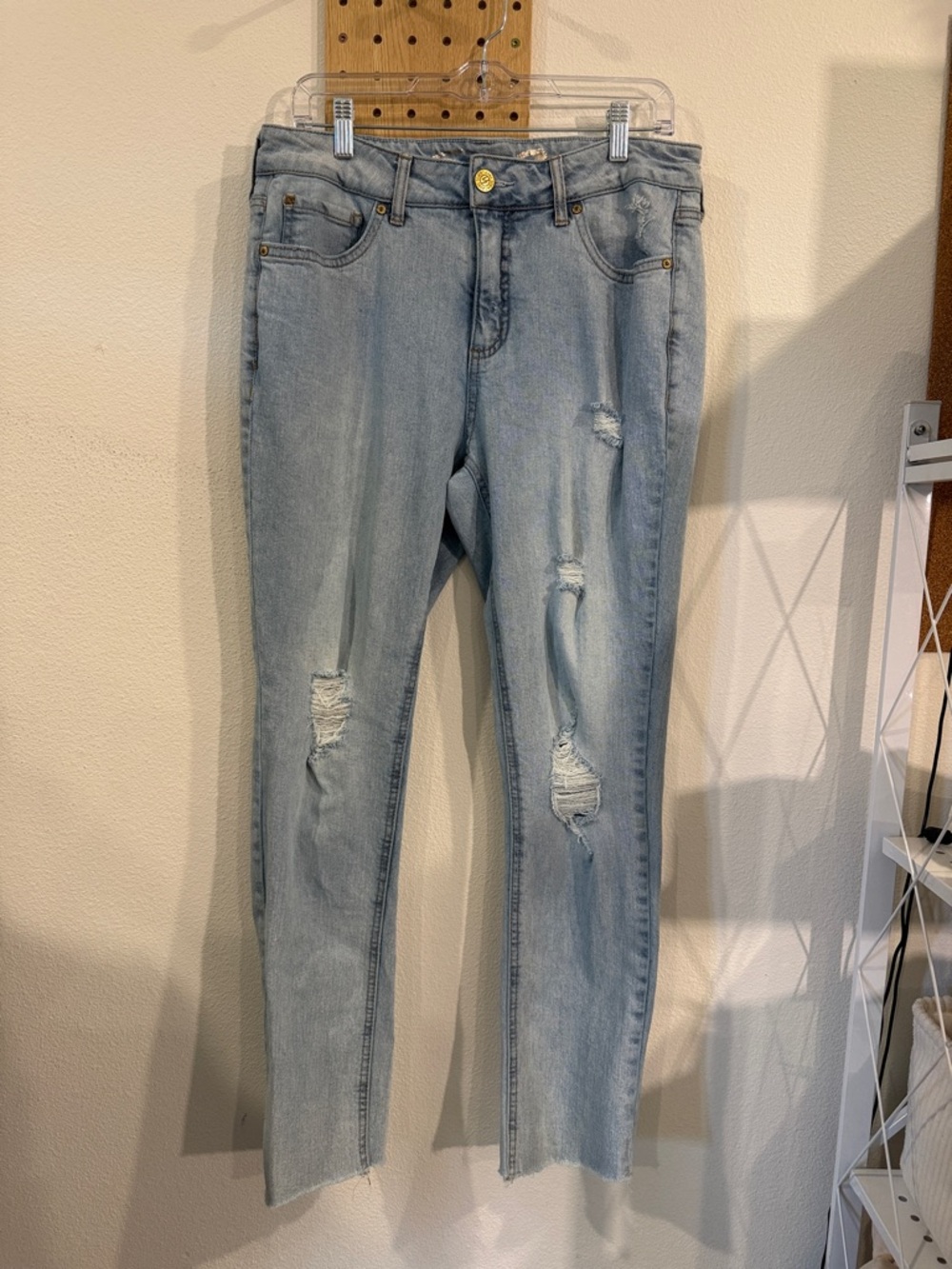 Seven7. Light Wash Distressed Women's Jeans